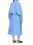 背面 - 点击放大 - BALENCIAGA - Long Sleeve Cotton Poplin Dress