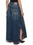 背面 - 点击放大 - BALENCIAGA - Tulip Distressed Dark Wash Wide Jeans