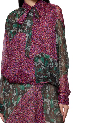  - DRIES VAN NOTEN - Cenvy Scarf Collar Blouse