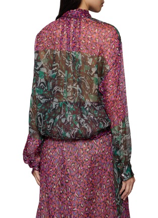 背面 - 点击放大 - DRIES VAN NOTEN - Cenvy Scarf Collar Blouse