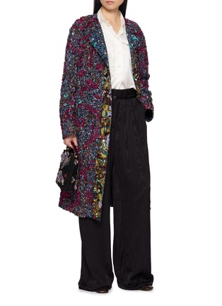 模特儿示范图 - 点击放大 - DRIES VAN NOTEN - Peacha Wide Leg Pants