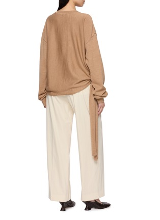 背面 - 点击放大 - R2W - Anemo Side Tie Knit Sweater