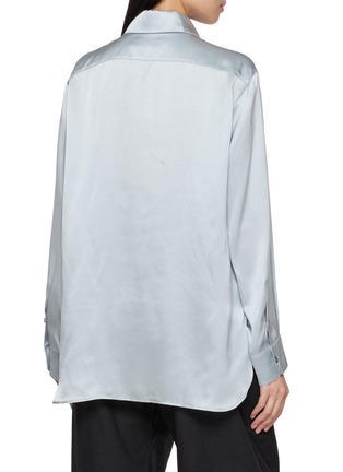 背面 - 点击放大 - R2W - Leah Silk Satin Shirt