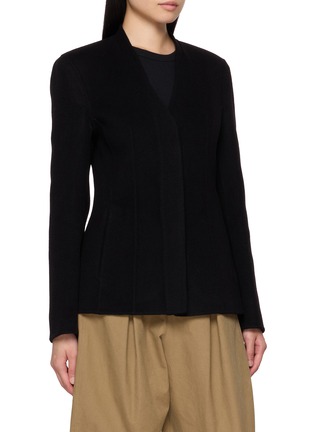 细节 - 点击放大 - R2W - Ottilia Integrated Scarf Wool Cashmere Jacket