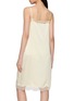 背面 - 点击放大 - R2W - Milena Lace Trim Silk Midi Dress