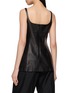 背面 - 点击放大 - R2W - Blena Sleeveless Square Neck Lamb Leather Top