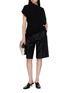 模特儿示范图 - 点击放大 - R2W - Sophia Draped Wool Cashmere Knit Top