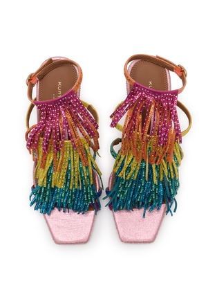细节 - 点击放大 - KURT GEIGER - 90 渐变流苏高跟凉鞋