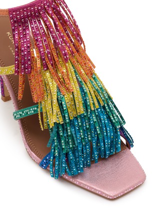 细节 - 点击放大 - KURT GEIGER - 90 渐变流苏高跟凉鞋