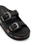 细节 - 点击放大 - KURT GEIGER - Western 搭扣铆钉厚底拖鞋