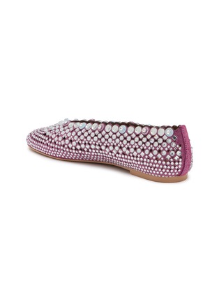  - KURT GEIGER - 仿水晶缀饰镂空芭蕾平底鞋