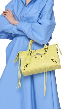 正面 -点击放大 - BALENCIAGA - LE CITY 皮革单肩包