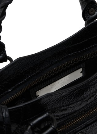 细节 - 点击放大 - BALENCIAGA - Mini Le City Suede Fringed Bag