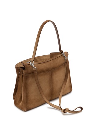细节 - 点击放大 - BALENCIAGA - Medium Rodeo Waxed Suede Leather Bag