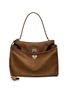首图 - 点击放大 - BALENCIAGA - Medium Rodeo Waxed Suede Leather Bag