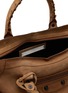 细节 - 点击放大 - BALENCIAGA - Small Le City Suede Fringed Bag
