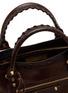 细节 - 点击放大 - BALENCIAGA - Medium Le City Suede Leather Shoulder Bag