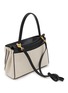 细节 - 点击放大 - BALENCIAGA - Small Rodeo Linen Canvas Leather Handbag
