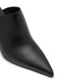 细节 - 点击放大 - RICK OWENS - Cantilever 8 Sabot 80 Wedge Leather Mule Sandals