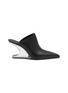 首图 - 点击放大 - RICK OWENS - Cantilever 8 Sabot 80 Wedge Leather Mule Sandals