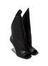 细节 - 点击放大 - RICK OWENS - Cantilever 8 Strutter 80 Wedge Leather Sandals