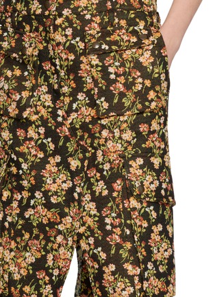  - DRIES VAN NOTEN - 前开衩工装中长半身裙