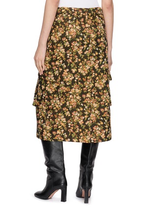 背面 - 点击放大 - DRIES VAN NOTEN - 前开衩工装中长半身裙