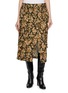 DRIES VAN NOTEN 前开衩工装中长半身裙