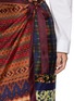  - DRIES VAN NOTEN - 格纹围裹中长半身裙