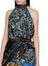  - DRIES VAN NOTEN - Foulard Wrap Top