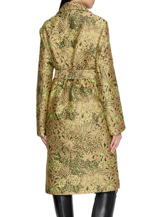 背面 - 点击放大 - DRIES VAN NOTEN - Belted Jacquard Coat