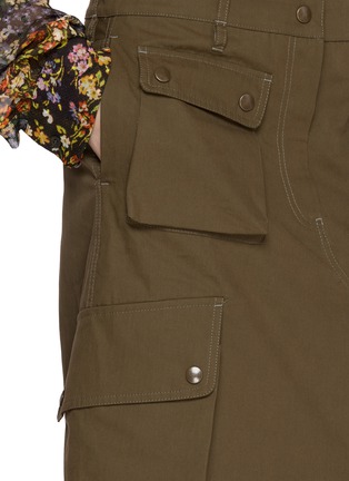  - DRIES VAN NOTEN - 工装多口袋中长半身裙