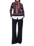 模特儿示范图 - 点击放大 - DRIES VAN NOTEN - TEDD 费尔岛提花针织衫