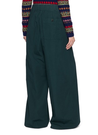 背面 - 点击放大 - DRIES VAN NOTEN - PILA 松紧腰褶裥阔腿裤