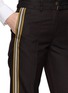  - DRIES VAN NOTEN - 侧条纹腰带长裤