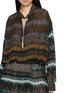  - DRIES VAN NOTEN - 立领落腰衬衫连衣裙