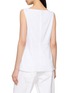 背面 - 点击放大 - THEORY - Sleeveless Boat Neck Button Front Crunch Top