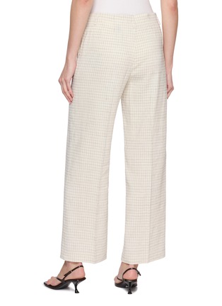 背面 - 点击放大 - THEORY - Chequered Crunch Wide Leg Pants