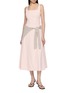 模特儿示范图 - 点击放大 - THEORY - Sleeveless Square Neck Dress