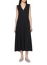 首图 - 点击放大 - THEORY - Clinton Sleeveless V-Neck Knit Midi Dress