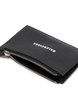 细节 - 点击放大 - BALENCIAGA - Logo Printed Leather Cardholder