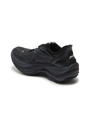 细节 - 点击放大 - BALENCIAGA - 男款 JET 做旧套穿运动鞋