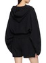 背面 - 点击放大 - RICK OWENS - Cropped Long-Sleeved Knit Hoodie
