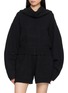 首图 - 点击放大 - RICK OWENS - Cropped Long-Sleeved Knit Hoodie