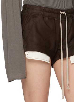  - RICK OWENS - Fog Boxers Cotton Shorts