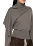  - RICK OWENS - Maglia Scarf Knit Sweater