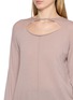  - RICK OWENS - Long Sleeve Slashed Knit Top