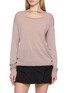 首图 - 点击放大 - RICK OWENS - Long Sleeve Slashed Knit Top