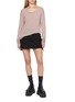 模特儿示范图 - 点击放大 - RICK OWENS - Long Sleeve Slashed Knit Top