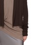 - RICK OWENS - Naska Ribbed Sleeve Knit Cardigan